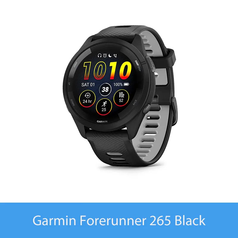 Garmin Forerunner 265 GPS Smartwatch Heart Rate And Training Monitor