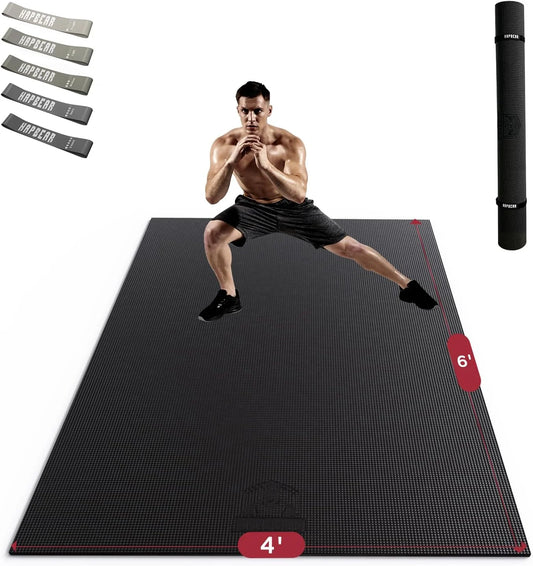 Hapbear 8Mm Thick Pvc Gym Fitness Flooring Mat