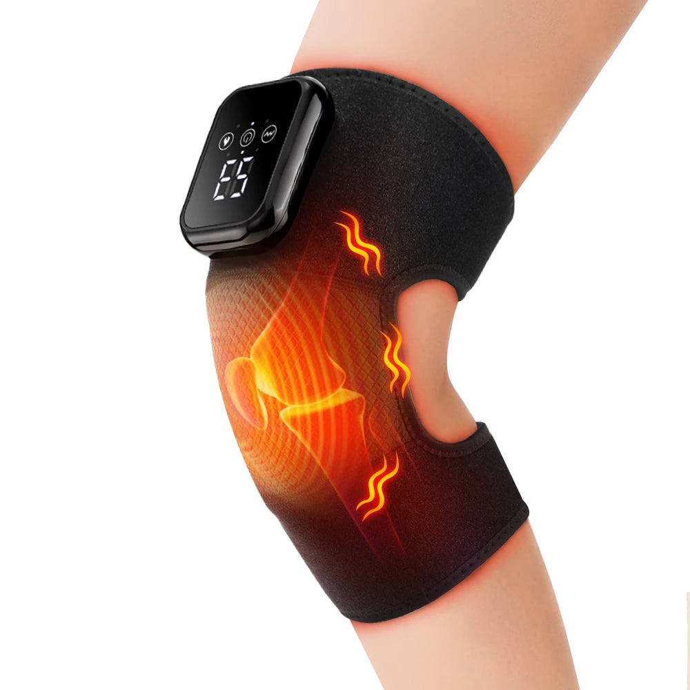 AFDEAL Electric Heated Knee Massager With 3 Level Hot Compress