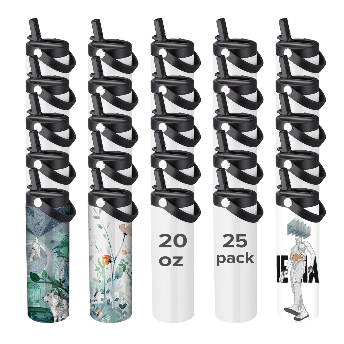 Fastsub Stainless Steel Vacuum Tumbler With Flip Nozzle