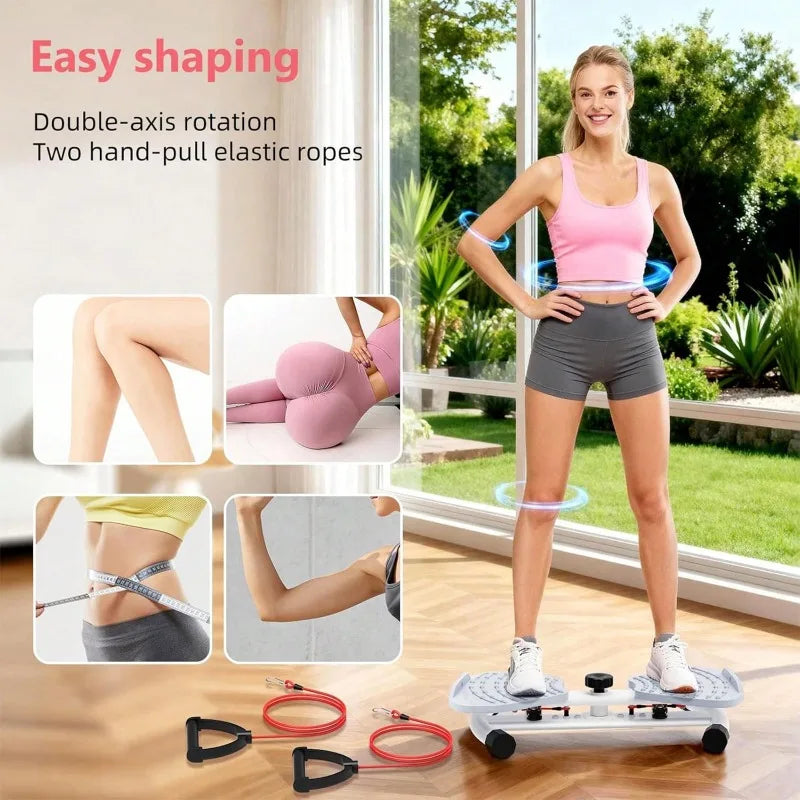 Compact Adjustable Resistance Home Workout Stepper