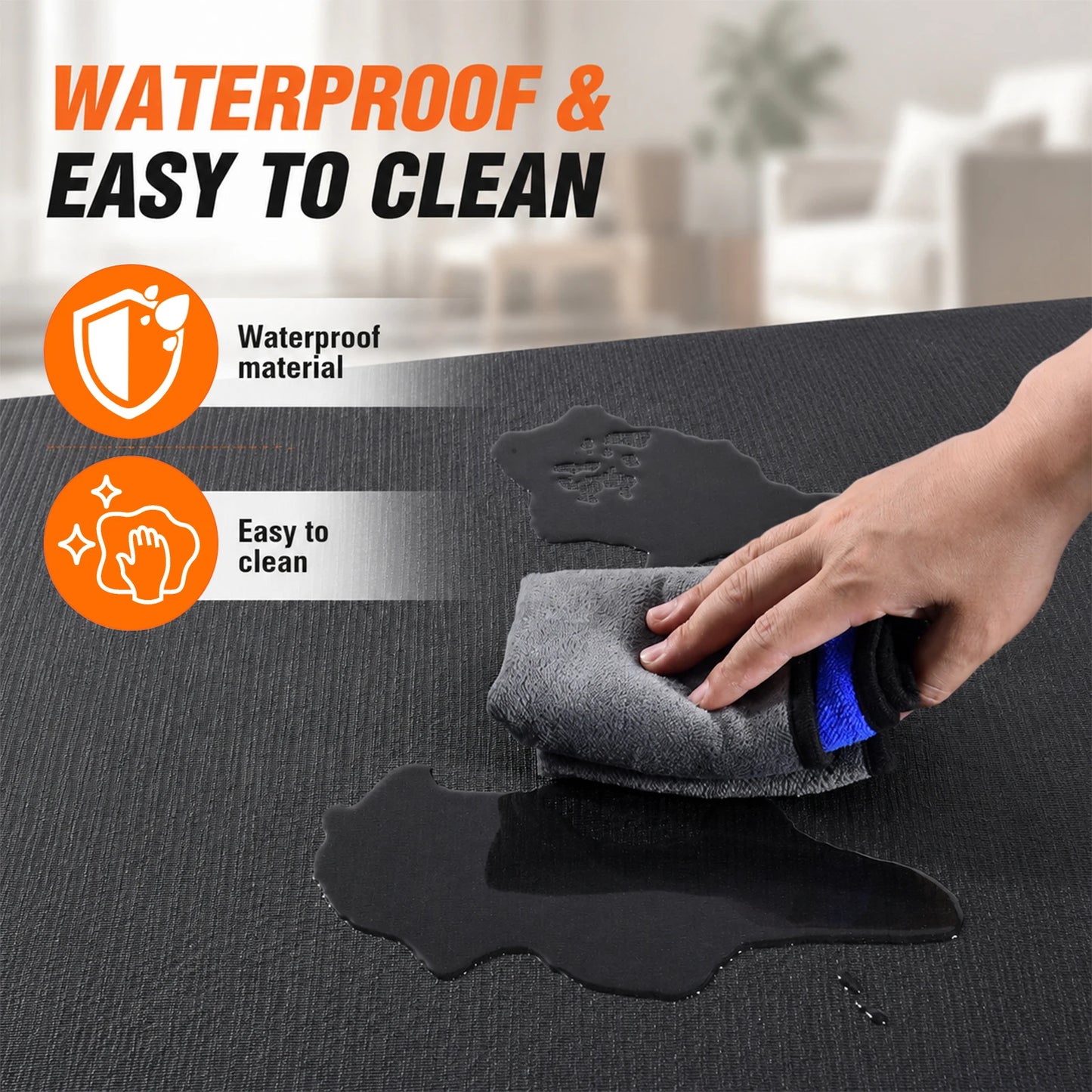 Non Slip Thick PVC Yoga Mat For Home Gym Workouts