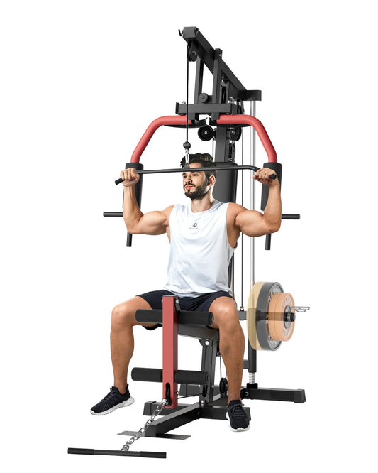 HiMISS 5in1 Home Gym With Lat Pulldown Chest Press