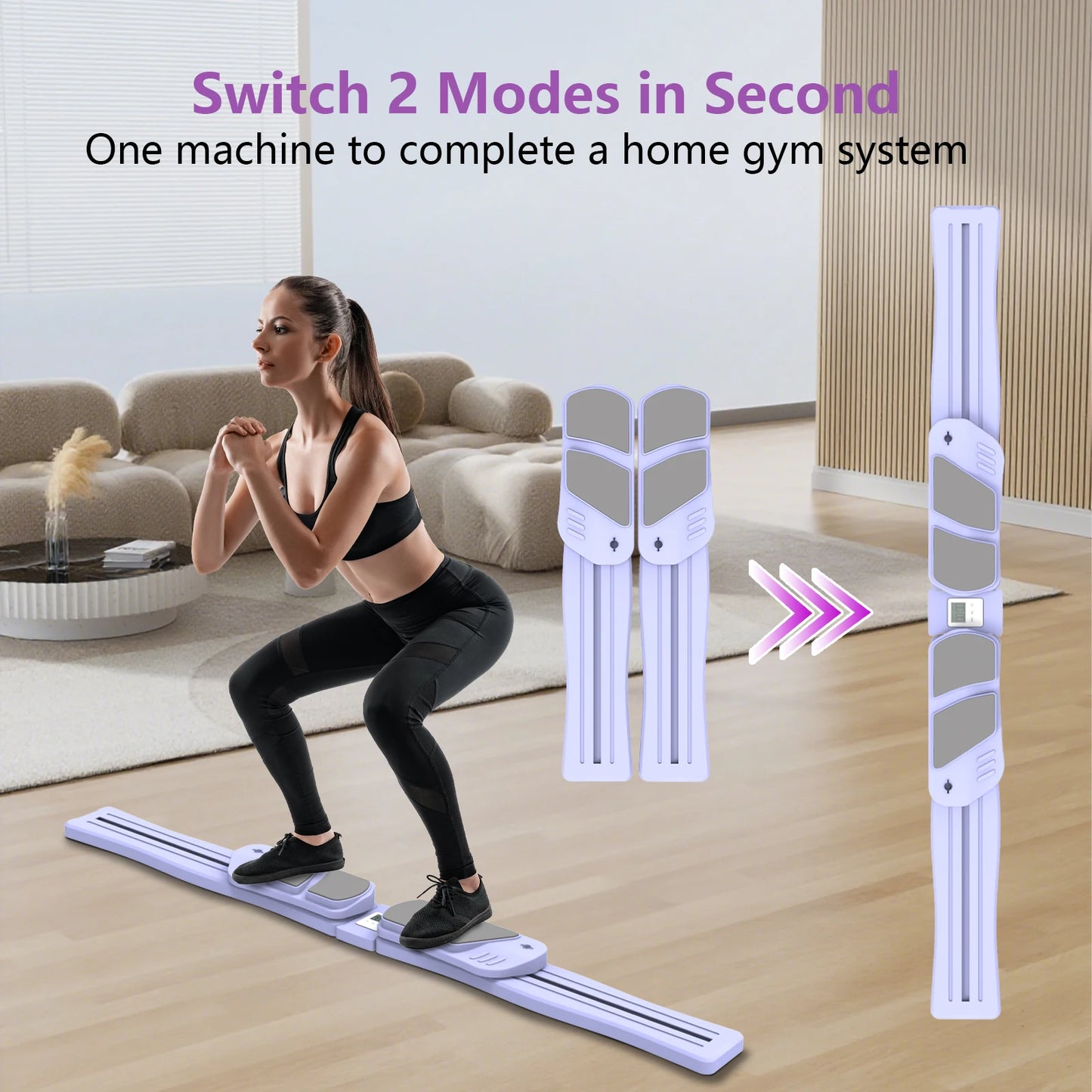 Wsuel 7 In 1 Multifunctional Pilates Reformer Board