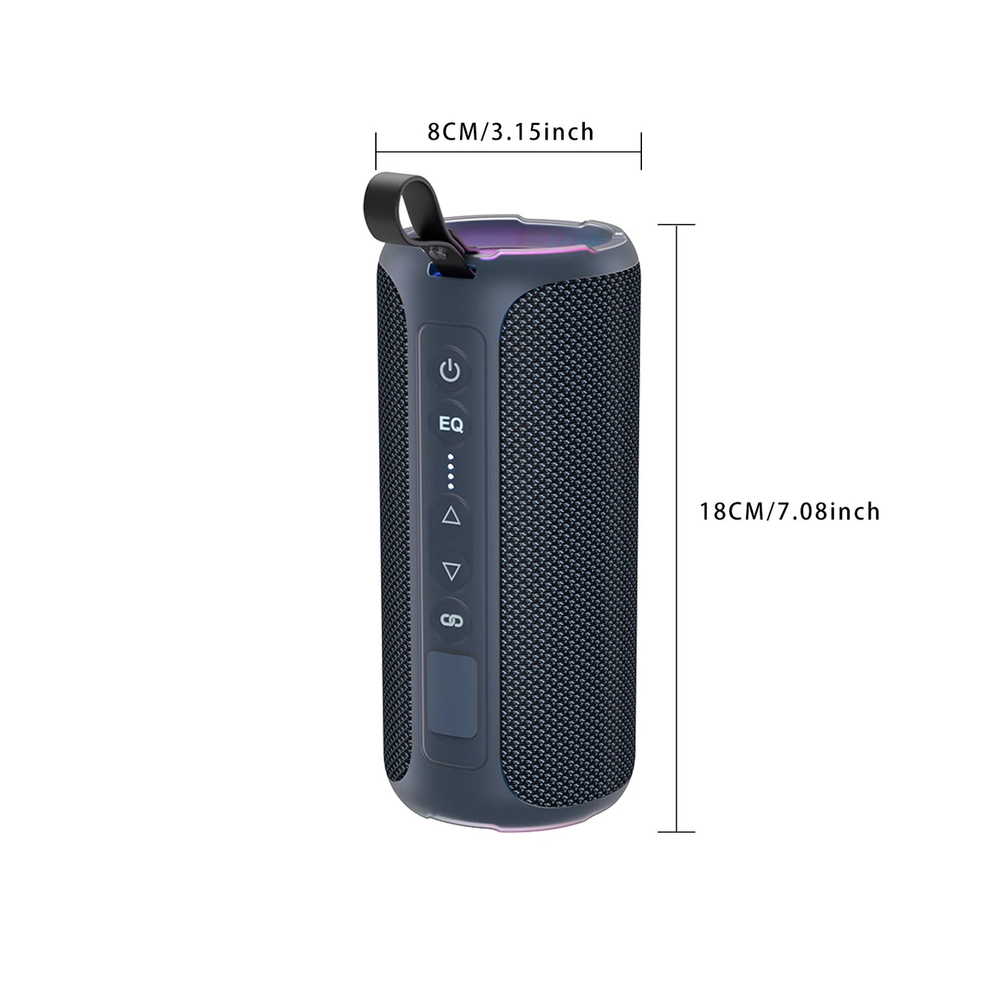 Ortizan 40W Wireless Bluetooth Speaker IPX7 Waterproof LED Light