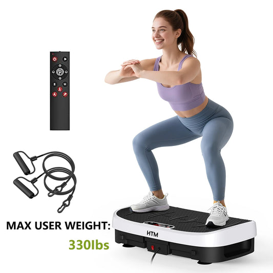 HTM Vibration Plate Fitness Multi Function Trainer For Home Gym