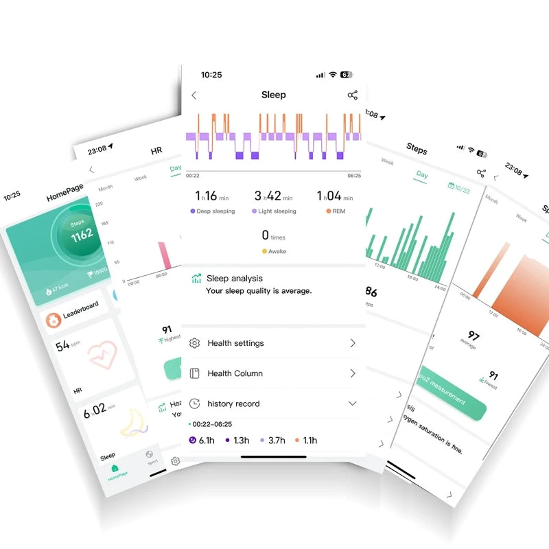 Xiaomi Smart Ring Health Monitor With Heart Rate Blood Pressure