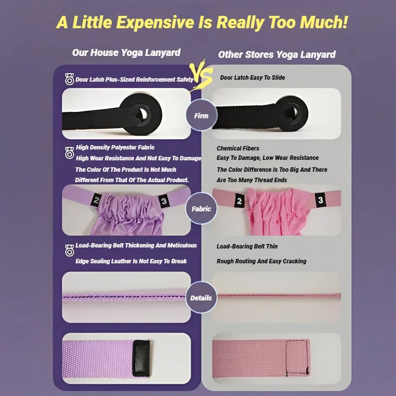 Adjustable Aerial Yoga Strap For Stretching And Splits Training