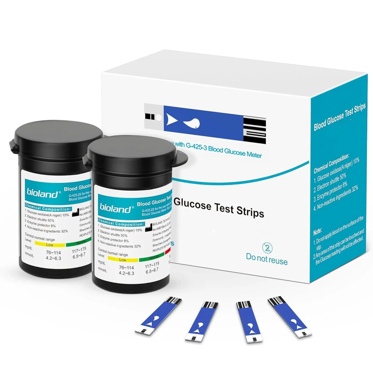 VivaGuard Blood Glucose Monitor Kit With Strips And Lancets
