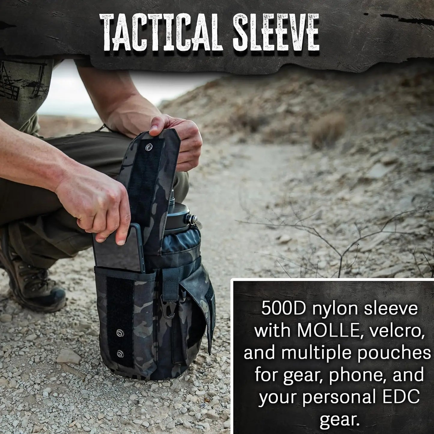 Insulated Stainless Steel Water Bottle With Dual Carry Handles