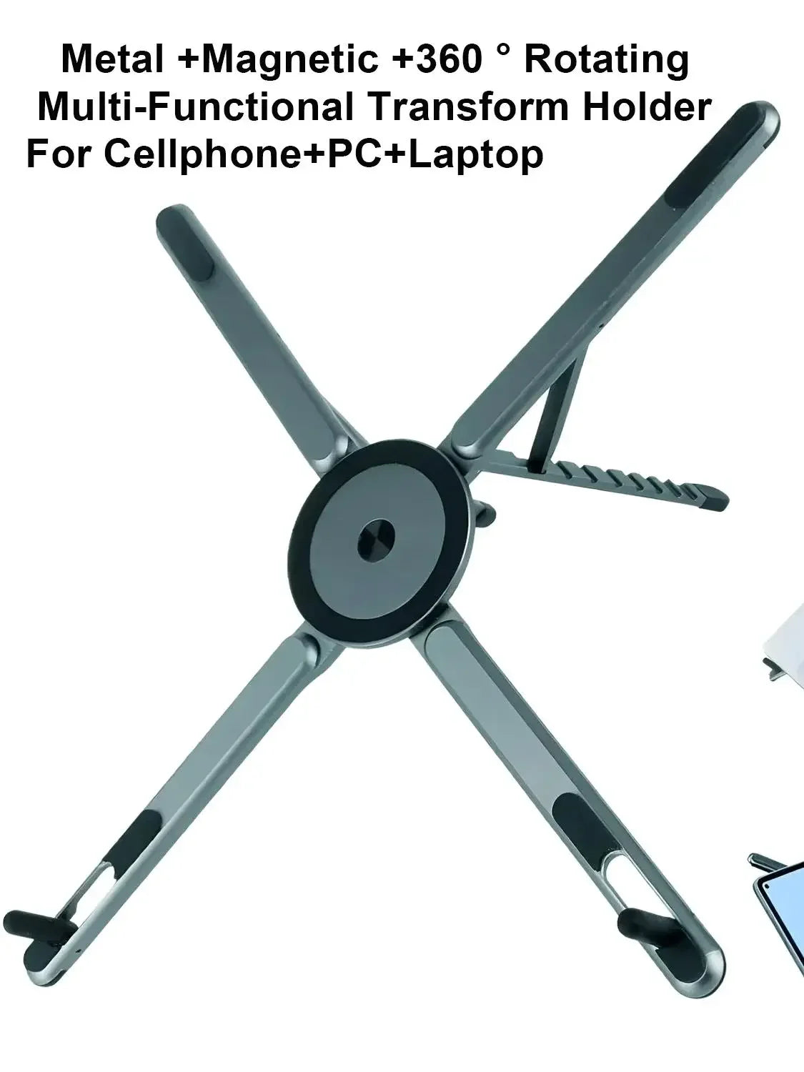 Portable Magnetic Phone Holder Selfie Stick 3-In-1 Tripod Stand