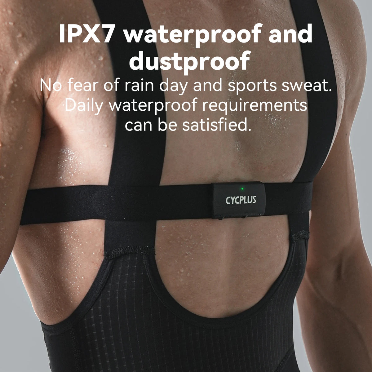 Cycplus H2 Heart Rate Monitor Chest Strap For Fitness