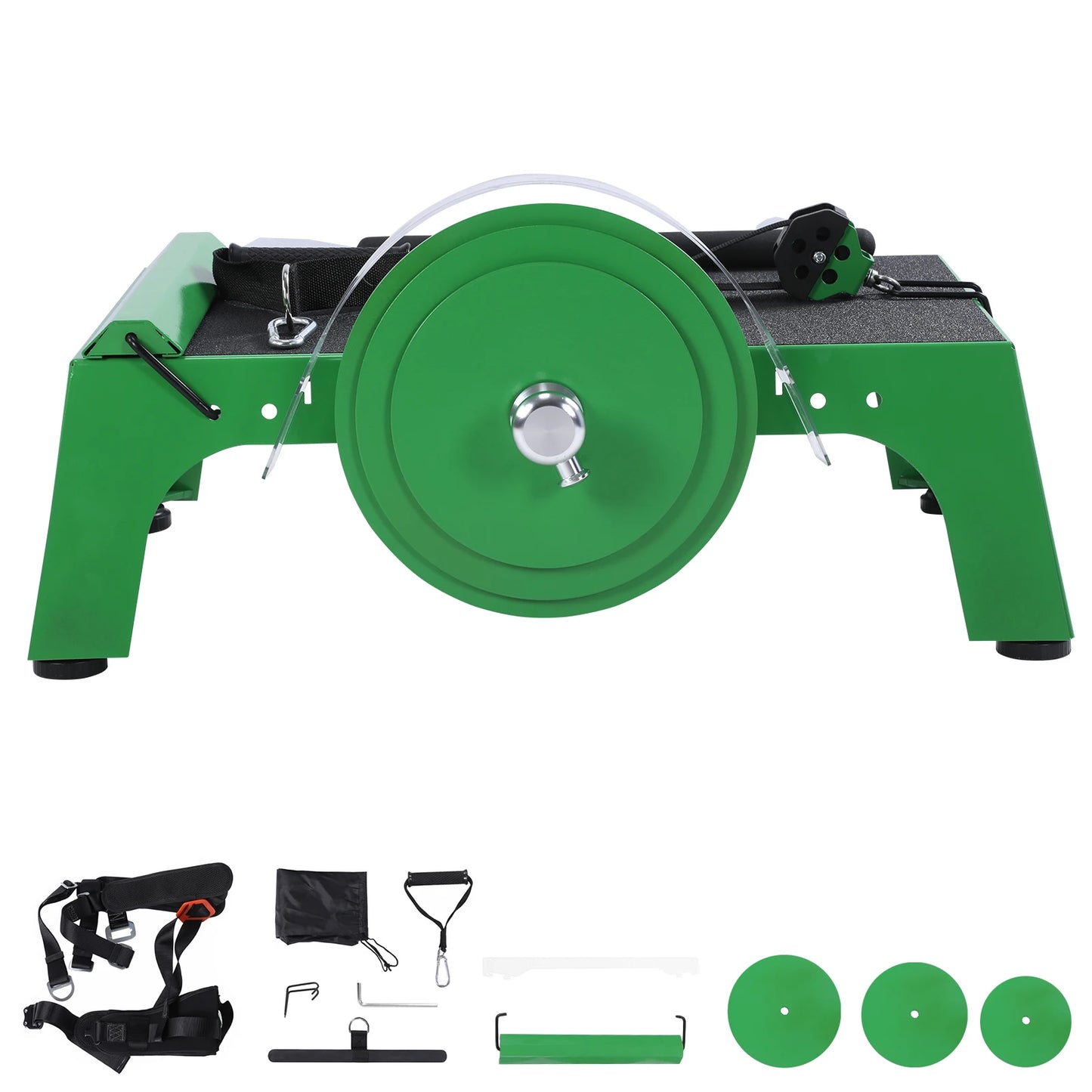 Flywheel Trainer With Adjustable Strap For Home Office Travel