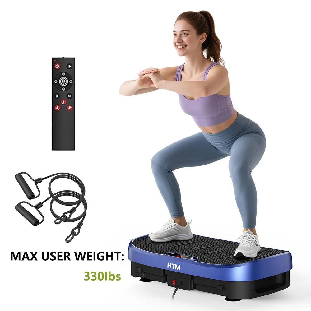HTM Vibration Plate Fitness Multi Function Trainer For Home Gym