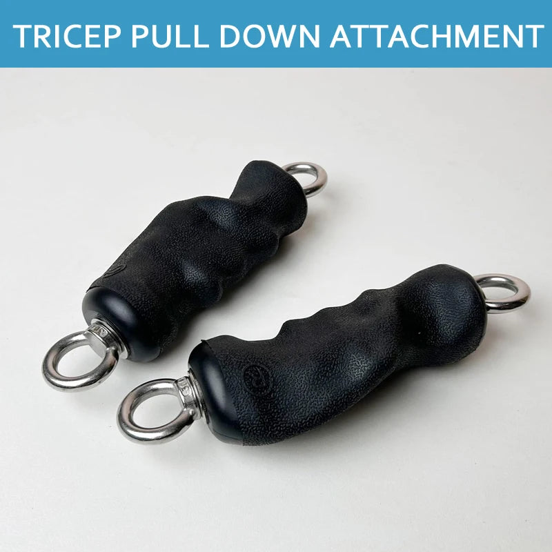LAT Tricep Rope Pull Down Attachment For Home Gym Workouts
