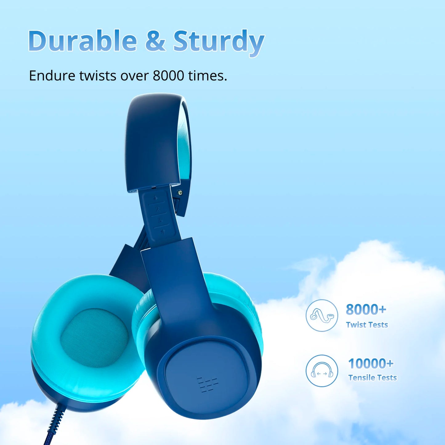 Tronsmart KH01 Wired Kids Headphones With Safe Volume Control