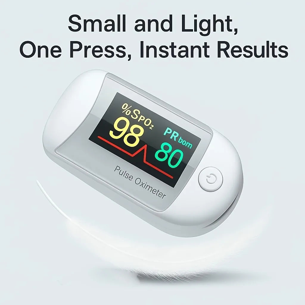 Jitesy Fingertip Pulse Oximeter With Heart Rate And SpO2 Monitor