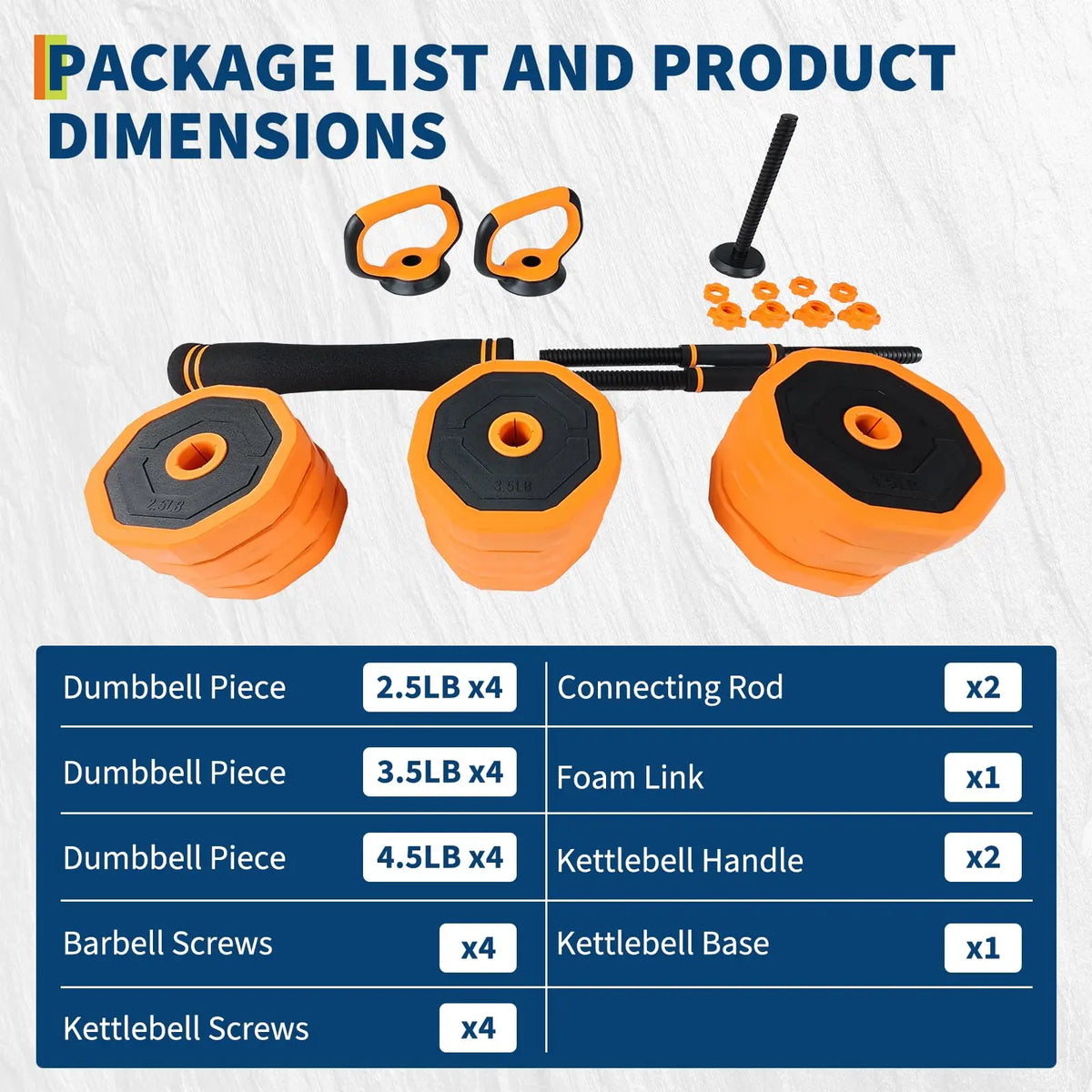 Adjustable Dumbbell Set With Connector For Home Gym