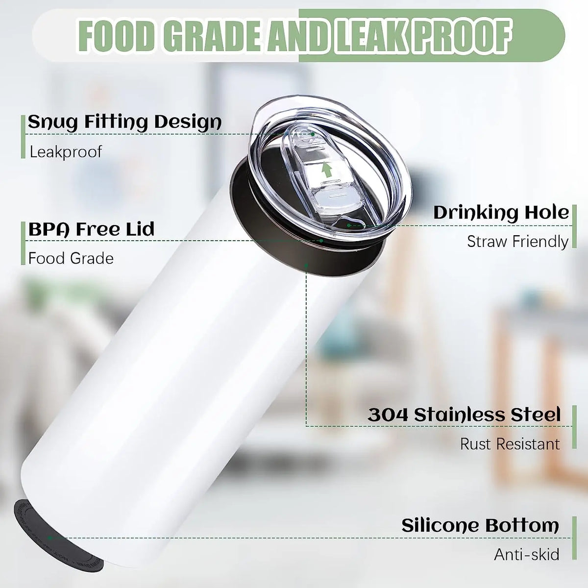 Htvront Stainless Steel Sublimation Tumbler Blanks