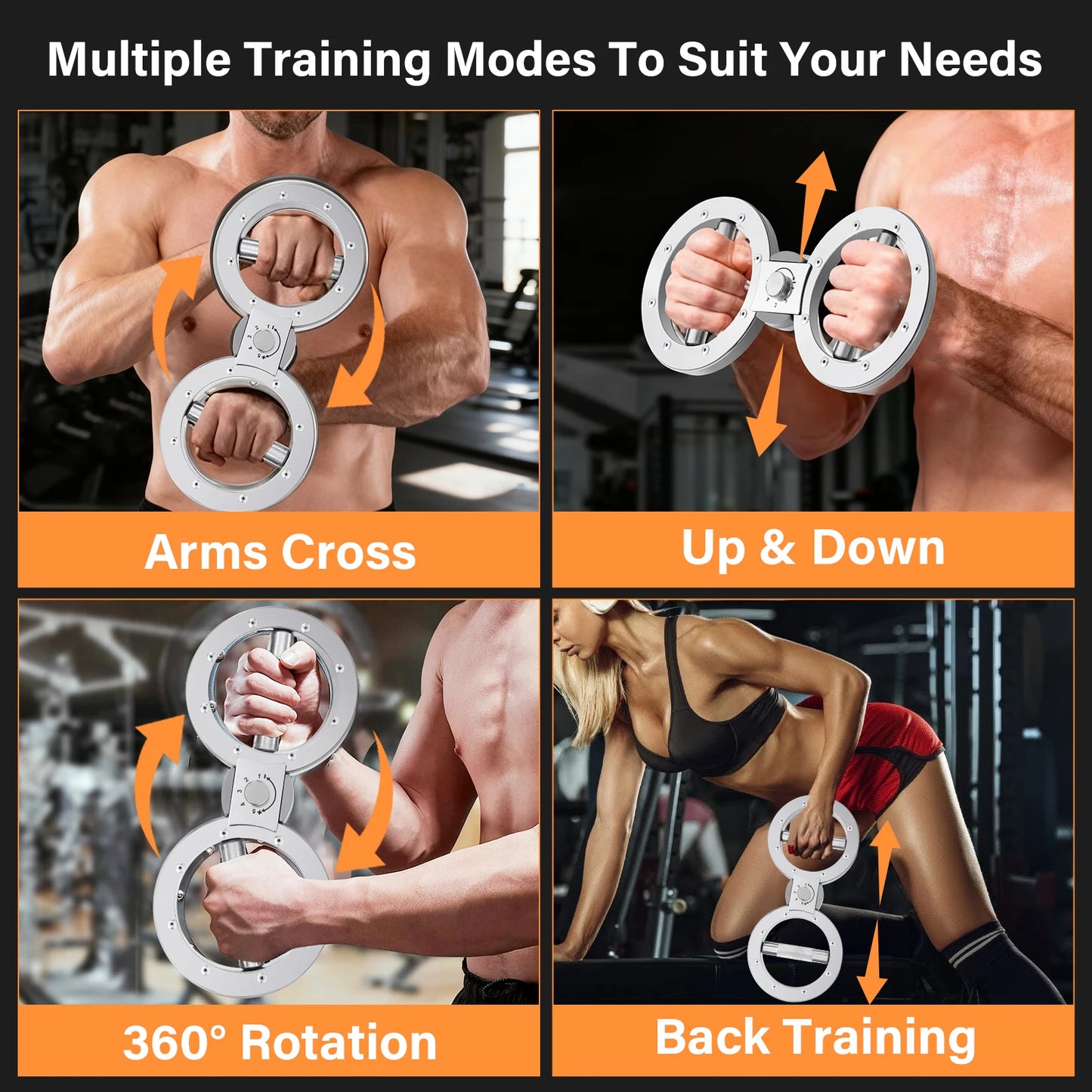 Multifunctional Adjustable Grip Strength Trainer For Forearm Exercise