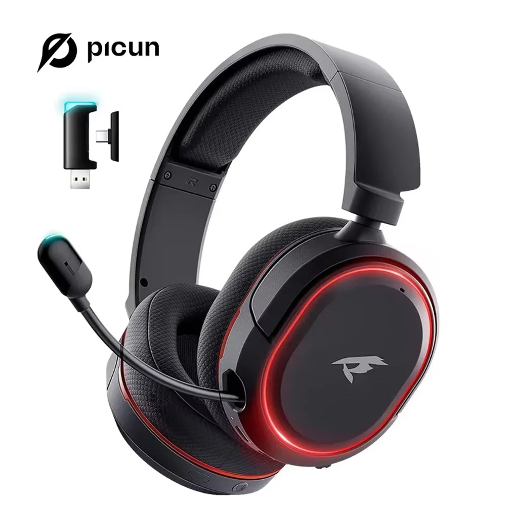Picun G2 Bluetooth Gaming Headset With ENC Microphone