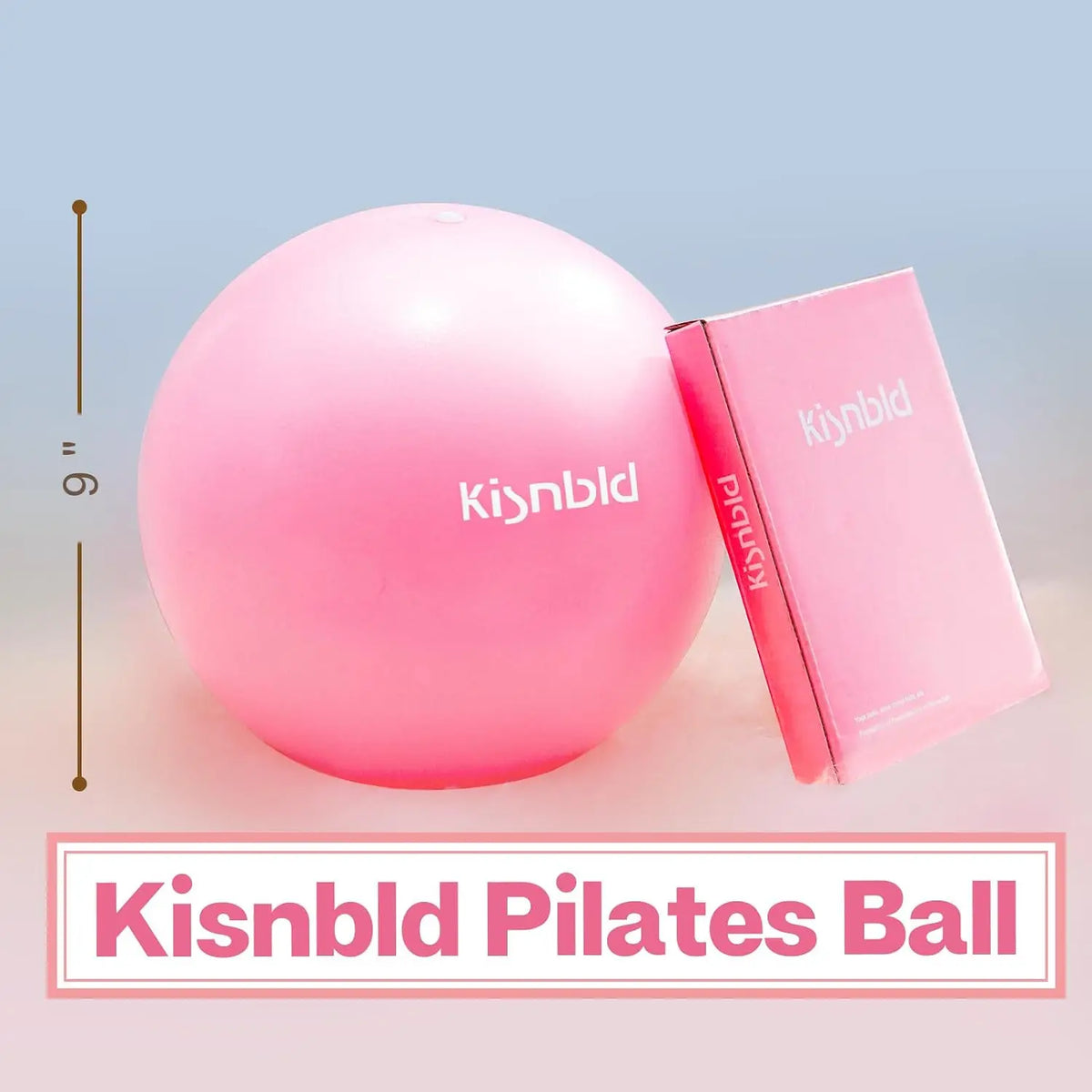 Kisnbld Anti Burst Mini Exercise Ball For Fitness And Therapy