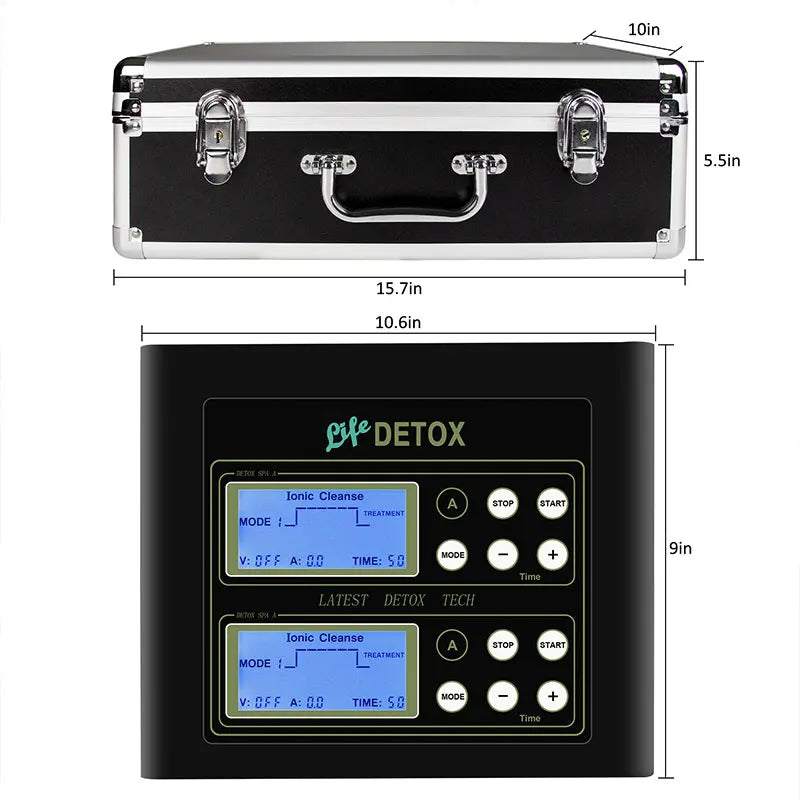 Ionic Detox Foot Bath Spa Machine With Infrared Belt