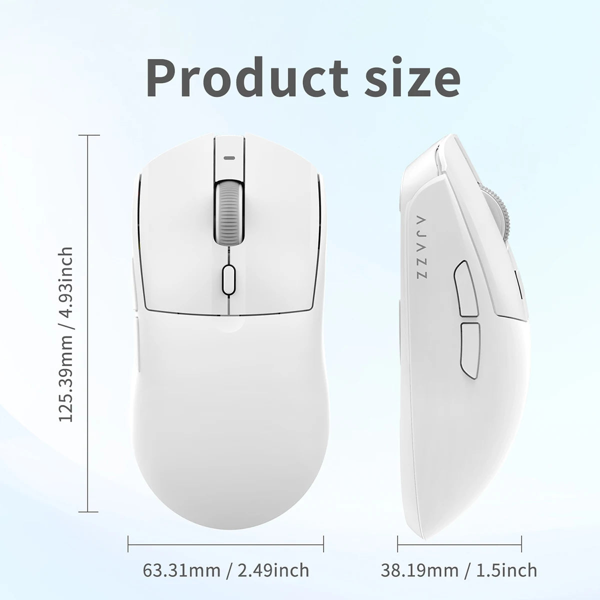 Ajazz AJ139 V2 Wireless Gaming Mouse 1000Hz PAW3311