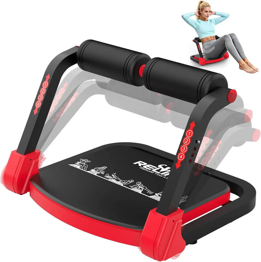 Relife Abdominal Trainer for Home Fitness Foldable 3 Resistance Levels