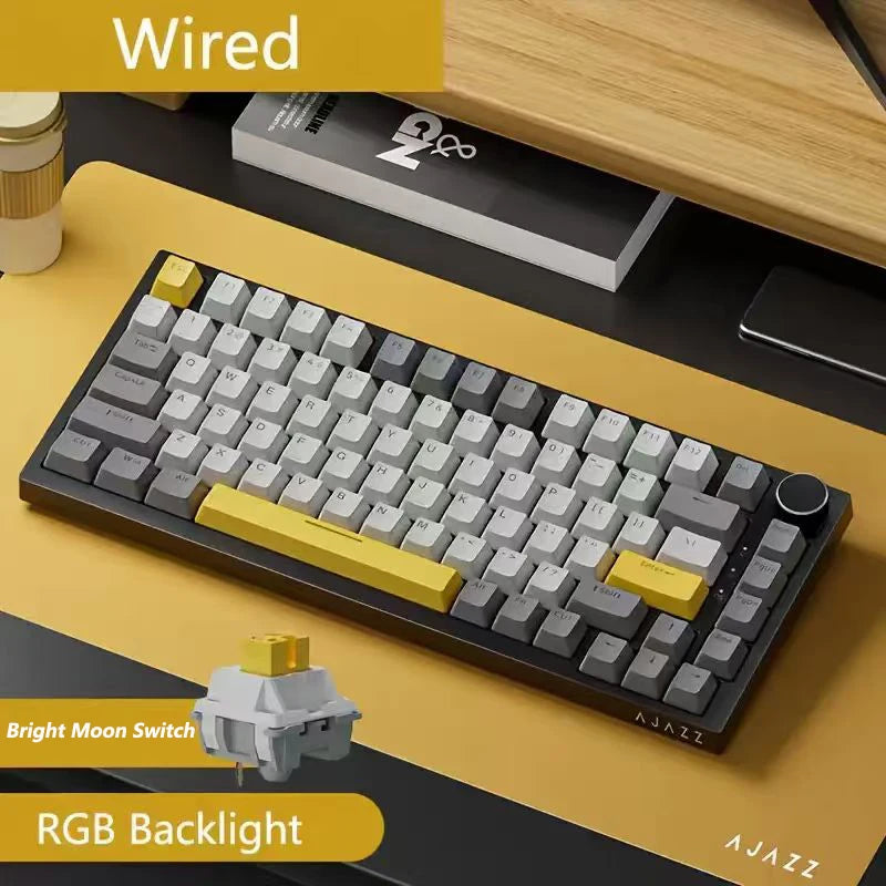 Ajazz AK820 Wired Mechanical Keyboard 75% Layout