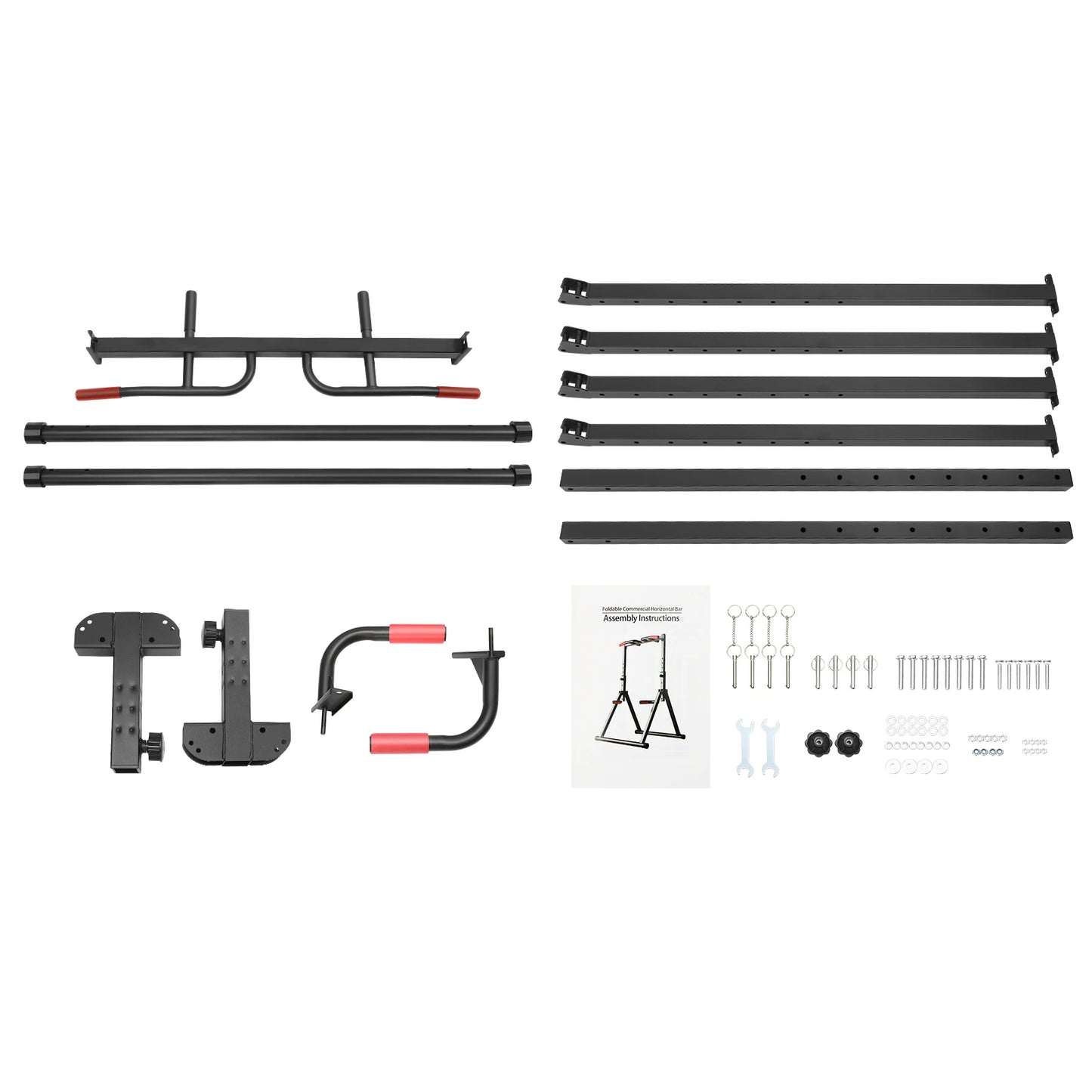 Adjustable Pull Up Bar 200kg Foldable Home Gym Station