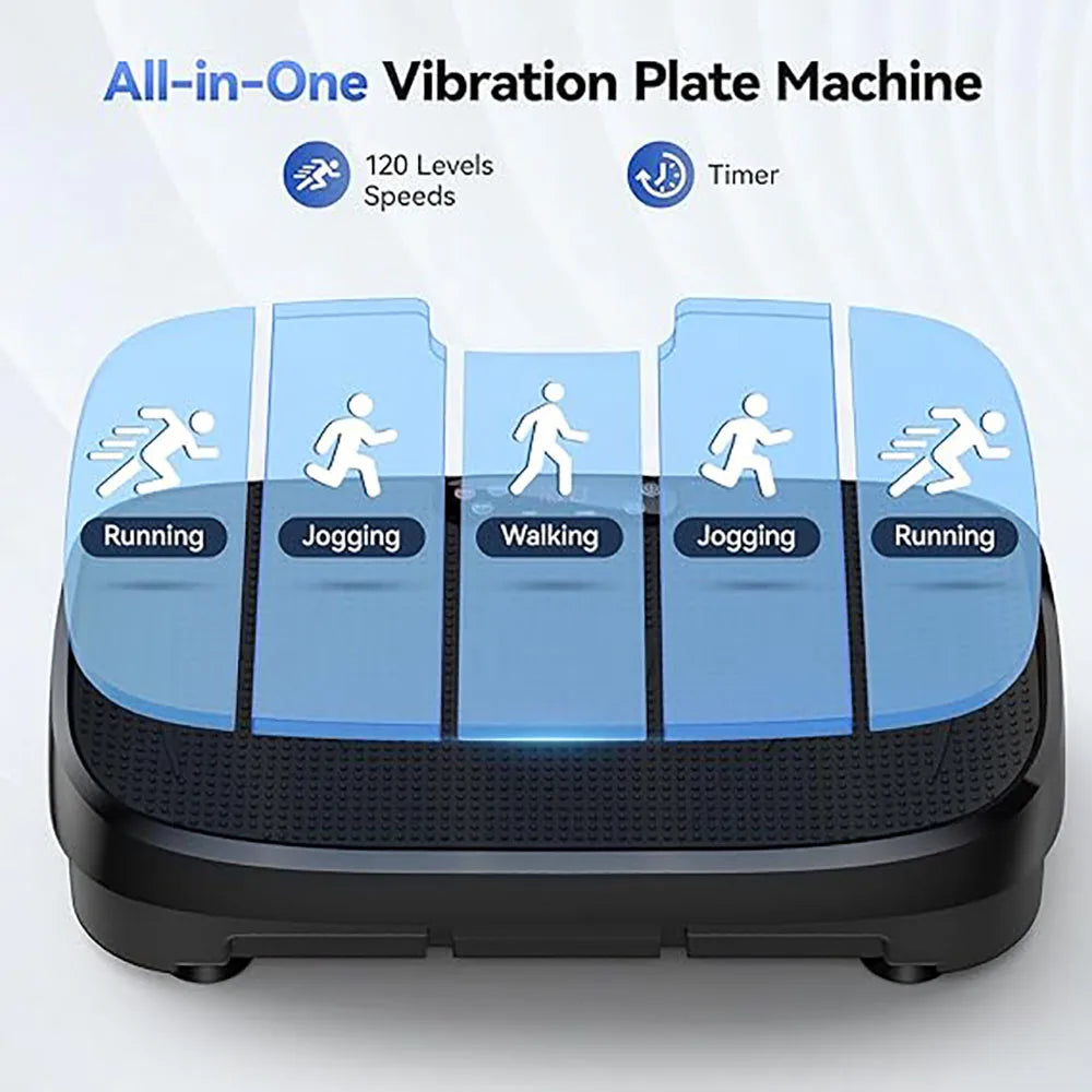 HTM Vibration Plate Fitness Multi Function Trainer For Home Gym
