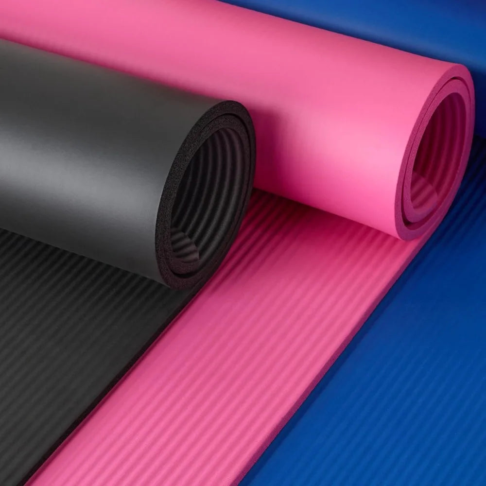 Extra Thick Non Slip Yoga Mat With Carrying Strap