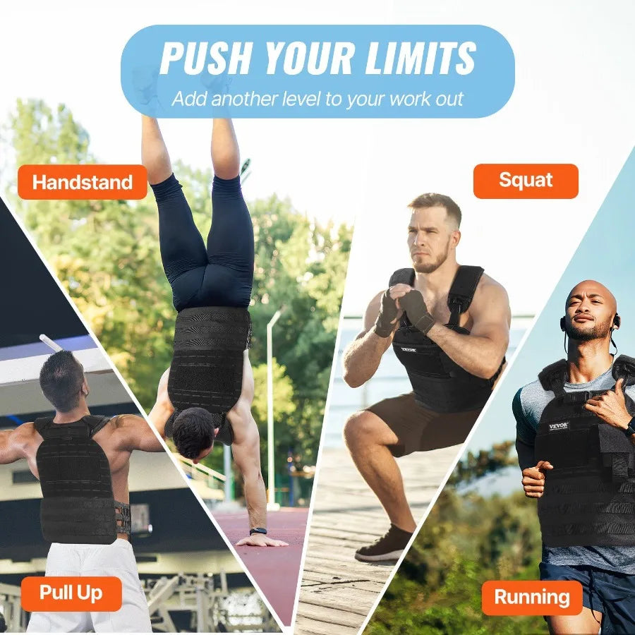 Adjustable Weighted Vest for Men and Women Fitness Training
