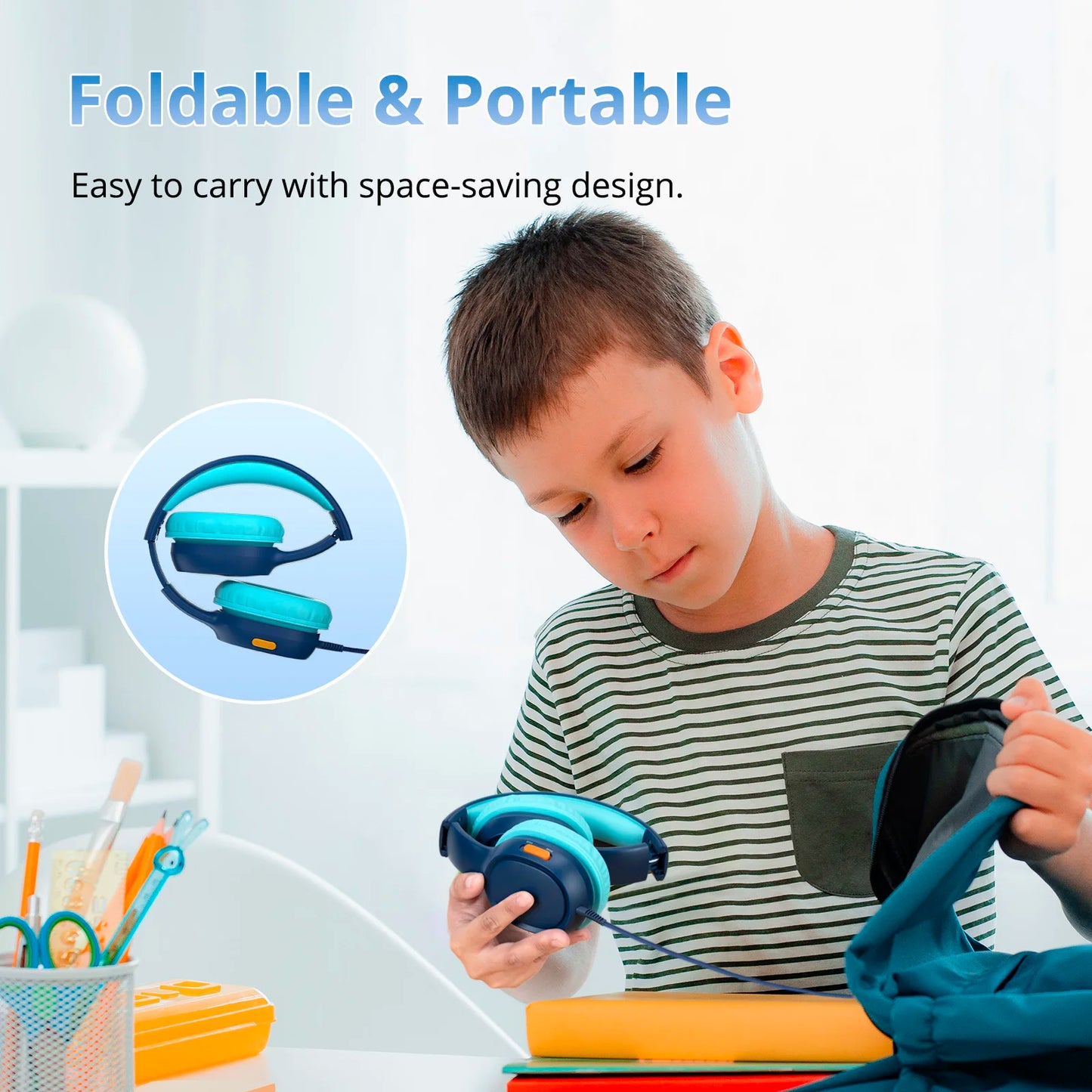 Tronsmart KH01 Wired Kids Headphones With Safe Volume Control
