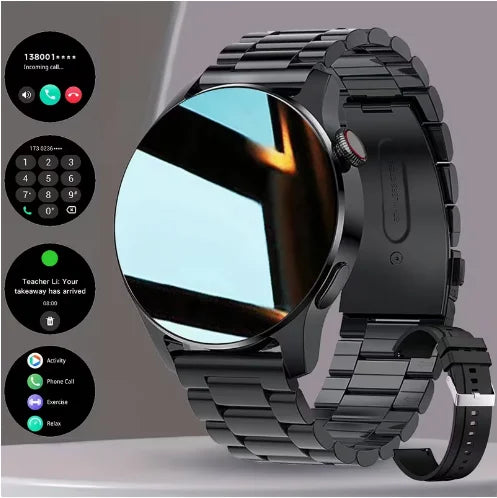 Odelettevcy Touch Screen Smart Watch With Music And Calls