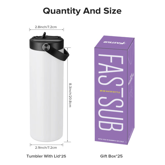 Fastsub Stainless Steel Vacuum Tumbler With Flip Nozzle