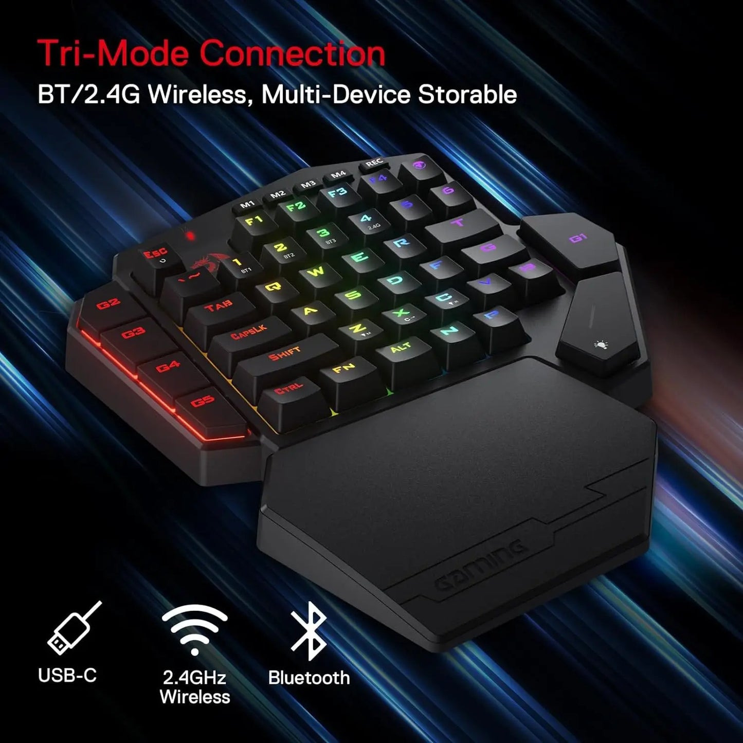 Redragon K585 Pro Wireless One Handed Mechanical Keyboard