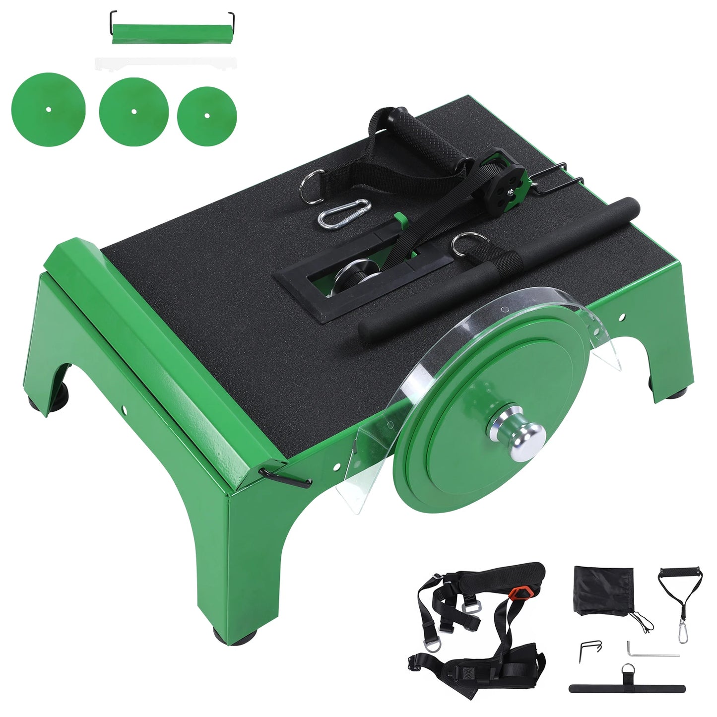 Flywheel Trainer With Adjustable Strap For Home Office Travel