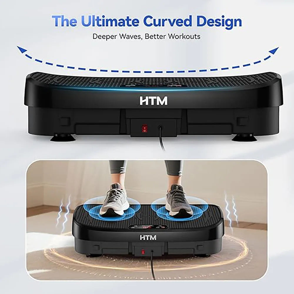 HTM Vibration Plate Fitness Multi Function Trainer For Home Gym