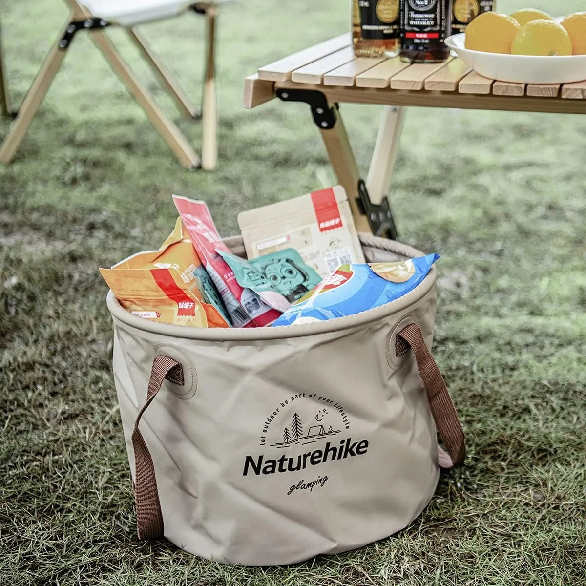 Naturehike Foldable Outdoor Water Bucket For Camping And Fishing