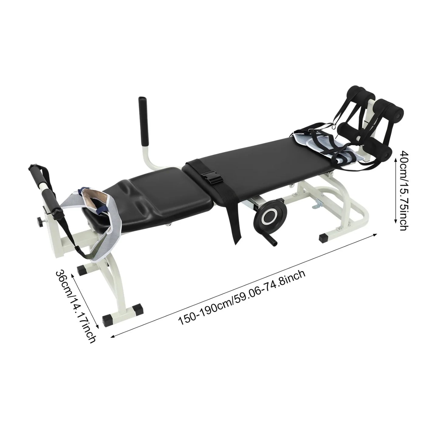 Back Stretch Bench Multifunctional Neck Stretcher Lumbar Traction