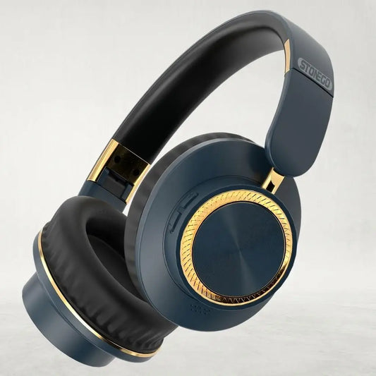 Stonego Wireless Bluetooth Over Ear Headphones With Built In Microphone