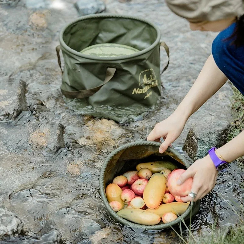 Naturehike Foldable Outdoor Water Bucket For Camping And Fishing