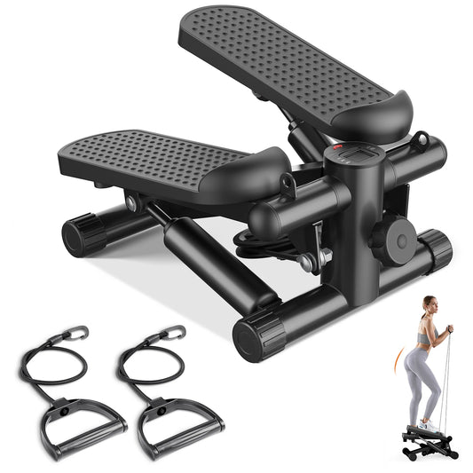 Mini Stepper With Resistance Bands 300 Lbs Capacity