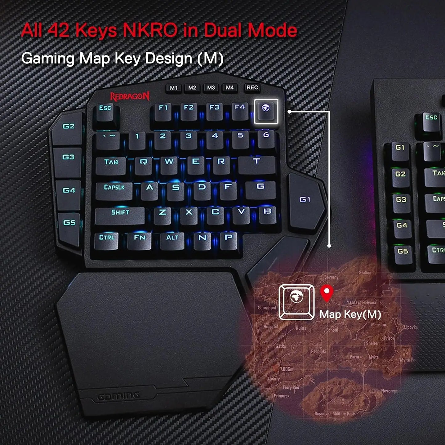 Redragon K585 Pro Wireless One Handed Mechanical Keyboard