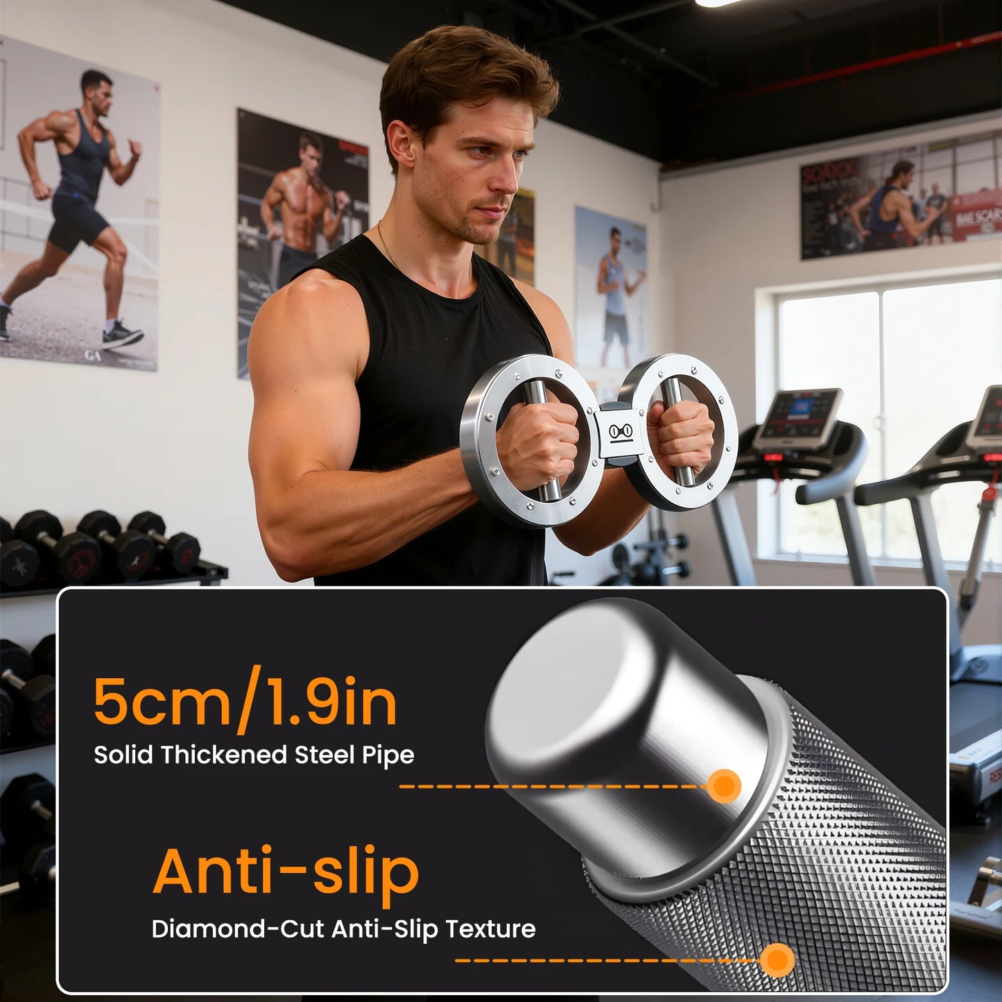 Multifunctional Adjustable Grip Strength Trainer For Forearm Exercise