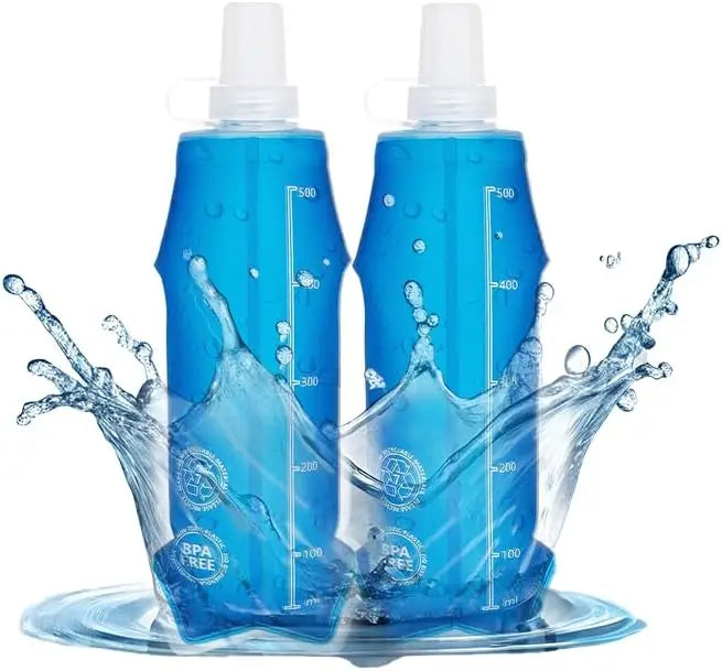 Collapsible BPA Free Water Bottle For Running And Hiking